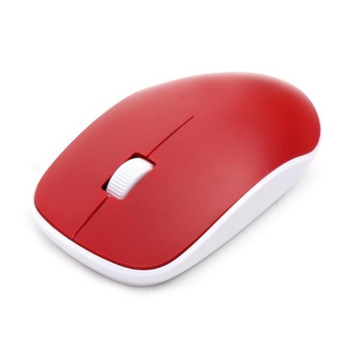 Myš bezdrôtová červeno-biela