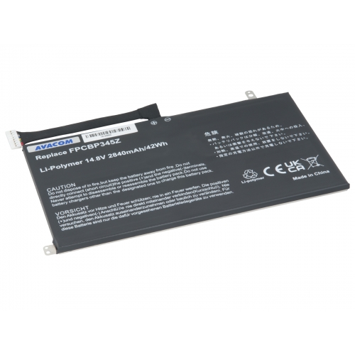 Batéria pre Fujitsu LifeBook UH572, Li-Pol 14,8V 2840mAh